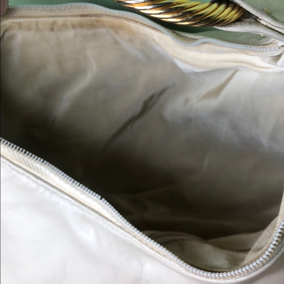 Vintage Tan & Gold Handbag - Picture 13 of 14